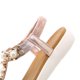 thumbnail image 5 of Zapatos de mujer, zapatillas de playa ligeras, zapatillas sin cordones, tacón medio, informales, cómodas, con diamantes de perlas, sandalias con cuña, chanclas bohemias Wmkox8yii nm2638, 5 of 9