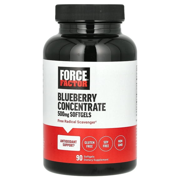 Force Factor Blueberry Concentrate, 500 mg, 90 Softgels