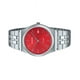 thumbnail image 2 of Casio Reloj Estándar Analógico de Acero Inoxidable con Esfera Roja y Movimiento de Cuarzo, Modelo MTP-B145D-4A2V, Unisex., 2 of 2