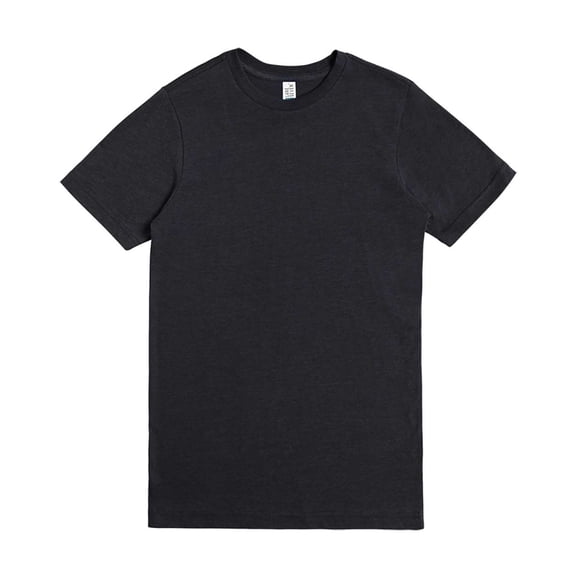 Lane Seven - Unisex Deluxe CVC T-Shirt - BLACK HEATHER - XL