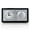 Black/Silver, variant on Tivoli Audio Model Three AM/FM Bluetooth Clock Radio with USB Charging Ports (Metallic Taupe/Cherry)