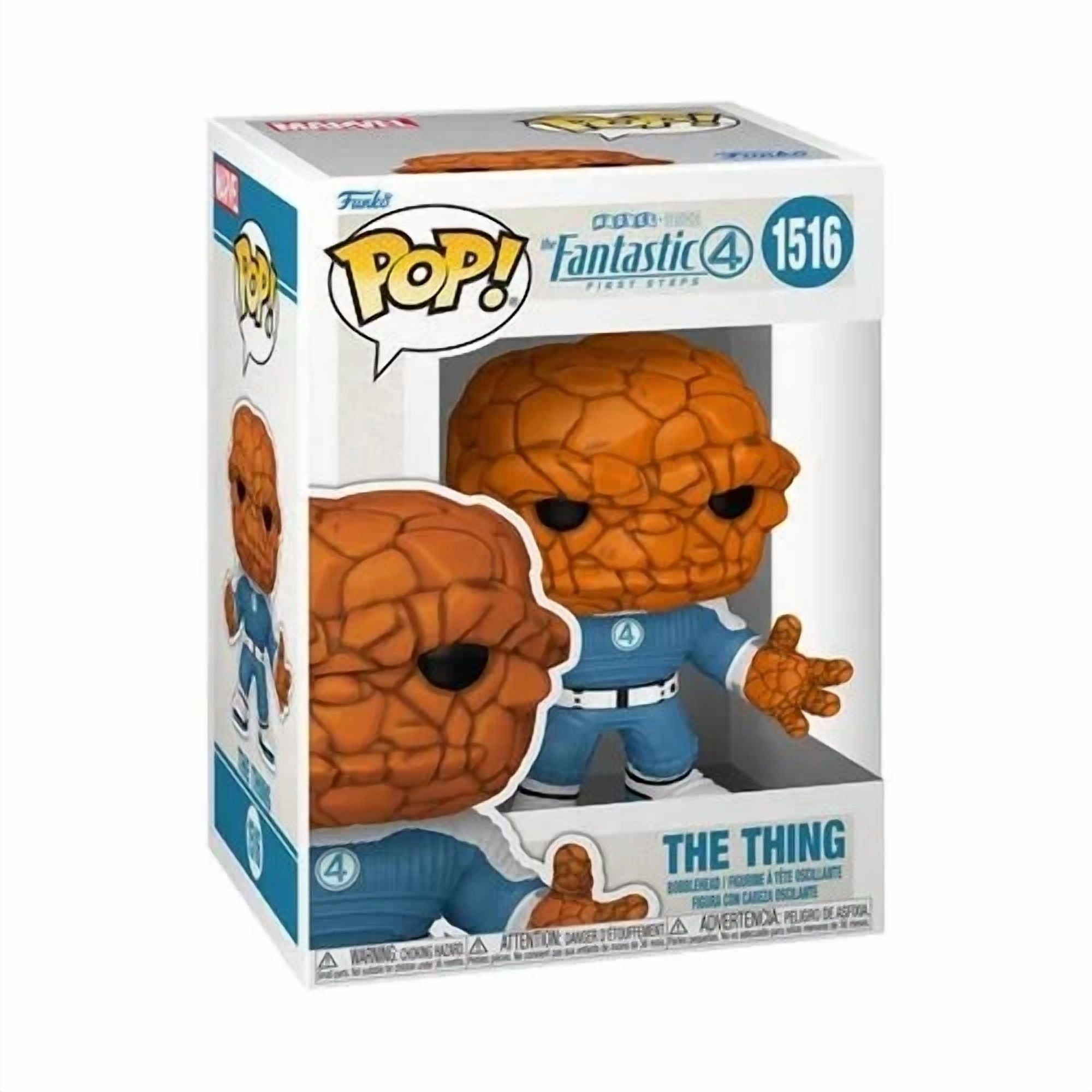 Funko POP! Marvel: Fantastic Four: First Steps – Set of 5 with Pop Protectors – Collector’s Exclusive
