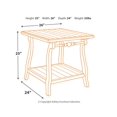 thumbnail image 4 of Ashley Furniture Table de Chevet en Brun et Noir, 4 of 5