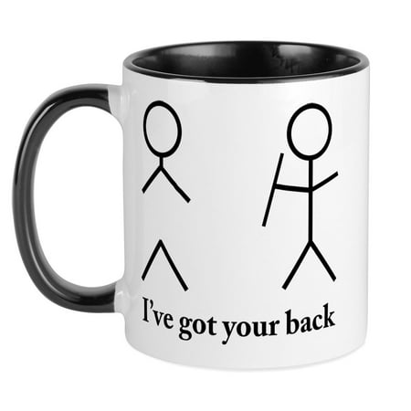 

CafePress - I Got Your Back Mug - Ceramic Coffee Tea Novelty Mug Cup 11 oz