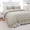 Taupe, variant on Move Over White Ruffle Duvet Cover Set Twin Size 2 Layer Ruffled Pattern Soft Microfiber White Ruffle Bedding Set