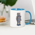 thumbnail image 3 of CafePress - Vintage Robot Mugs - 11 oz Ceramic Mug - Novelty Coffee Tea Cup, 3 of 4