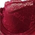 thumbnail image 6 of Varsbaby Push Up Embroidery Bras Sexy Underwear with Thin Cotton Cup for Women, 6 of 8