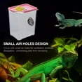 thumbnail image 3 of CTIRCHIU 1pc Acrylic Reptile Feeding Box Terrarium Habitat For Crickets And Spiders Easy To Use And Disassemble, 3 of 5
