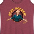 thumbnail image 3 of Golden Girls - Stay Golden - Women's Racerback Tank Top, 3 of 5