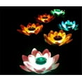 thumbnail image 3 of Visland Solar Floating Light -Floating Lotus Light Pool Floating Light for Pond Water Fountain Hottub Wedding Decor, 3 of 8