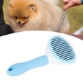 thumbnail image 5 of NFTIGB Pet Self Cleaning Slicker Brush for Dogs and Cats Remove Floating Hair Comb Massage Fur Grooming Tool Blue 7.8 inches / 19.7 cm, 5 of 5