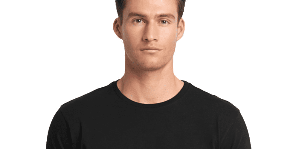 Mens Clementine Cotton Long Body Crew