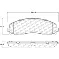 thumbnail image 2 of Centric Parts 106.16910 Posi-Quiet Premium Extended Wear Brake Pad with Hardware, 2 of 4