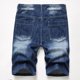 thumbnail image 3 of WILLBEST Pantalones Cortos Casuales de Mezclilla de Colores para Hombre, 3 of 8