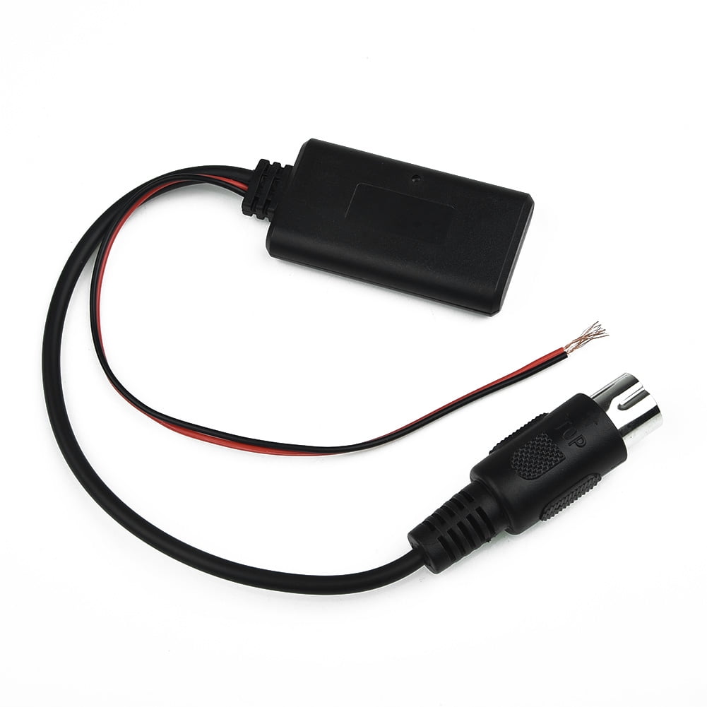 Plug and Play. Happyshopping Double Wire Spring Pipe clamp Car Wireless Bluetooth Module AUX Audio Adapter Cable for Kenwood 13-pin CD Host Easy to Install