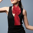 thumbnail image 4 of Eoperou Women Scarf Soft Multi-function Comfortable Lightweight Sweet Keep Warm Thin Rose Shape Anti-UV Neckerchief for Dating, 4 of 8