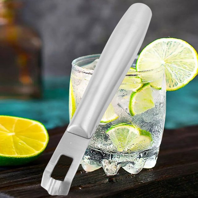 Zeste de Citron Outil Éplucheur, Acier Inoxydable, Gadget de Cuisine Multifonctions pour Cocktails et Plus