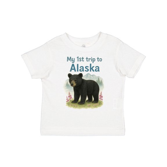Inktastic My First Alaska Trip Boys or Girls Toddler T-Shirt