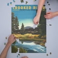 thumbnail image 3 of Prineville, Oregon, Crooked River (1000 Piece Puzzle, Size 19x27, Challenging Jigsaw Puzzle for Adults and Family, Made in USA), 3 of 4
