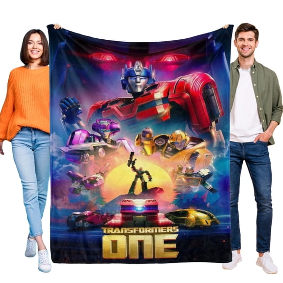 Throw Blanket for Transformers One Soft Warm Bed Couch Flannel Blanket for Kids Boys Girls Gifts Home Decor 30x40 Inch