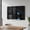 Black 36"*24" (90*60cm) - 4 Holes, variant on Panapinka Magnetic Glass Whiteboard for Wall, Frameless Dry Erase Board with Marker Tray, Easy-Clean Surface for Home Office, Classroom, Corporate Meetings