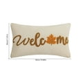thumbnail image 3 of Thanksgiving Table Decorations Fall Decorations for Home Autumns Embroidery Pumpkin Loop Velvet Embroidery Pillow Cover Sofa Cushion Cushions, 3 of 6