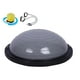 thumbnail image 2 of Pelota de Equilibrio, Pelota de Hemisférica, Base Antideslizante, Entrenador de Equilibrio con Bandas de Resistencia Y Bomba para Entrenamientos Gris, 2 of 8
