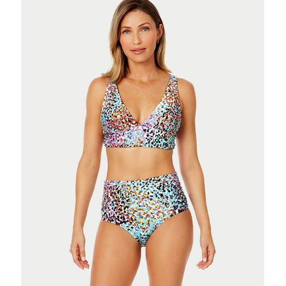 Anne Cole womens  Soft Band Shirred Bralette, s