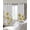 White Lemon Yellow, variant on Yellow Spring Floral Blackout Curtains for Bedroom/Living Room, Thermal Insulated Kitchen Curtains, Summer Botanical Watercolor Daisy Grommet Darkening Window Treatment Drapes 52"x63"x2