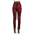 thumbnail image 4 of yunLCZ Women's Palazzo Pants Women's Stretch Slim Fit Faux Denim Leggings Hip Lift Casual Lounge Sweatpants, 4 of 4
