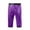Purple, variant on Metallic Shimmer Sequin Shorts for Men, Shiny Disco Rave Party Short Pants 10" Inseam Regular Fit Knee Length Performance Bottoms for Stage Clubwear No Pocket Design