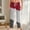 Wine, variant on Qulqfy Women's Pants Lounge Blue Baggy Pants Wide Leg Color Block Elastic Waist Pull On Pants for Women