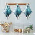 thumbnail image 5 of 6 Packs Sea Wave Kitchen Dish Towels Soft Absorbent Dish Cloths 11"x11", 5 of 9
