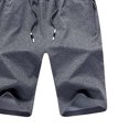 thumbnail image 4 of Hinvhai Plus Size Pants Clearance Men's Waist Drawstring Loose Relaxed Outdoor Summer Beach Shorts Pants Dark Gray 6(M), 4 of 4
