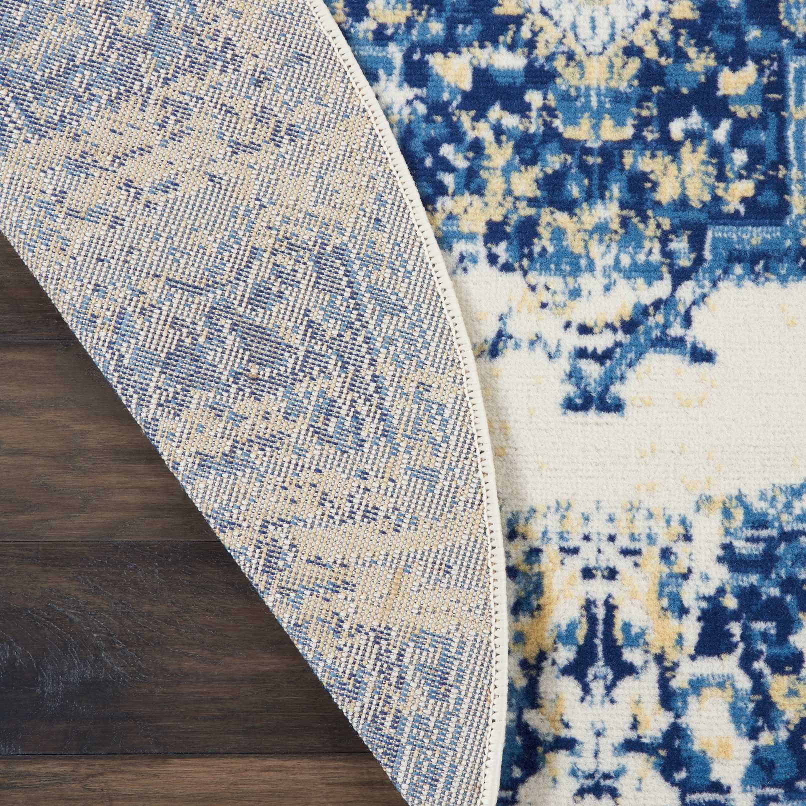 Desert Fields Contemporary Medallion Loomed Area Rug, 5' x 5'