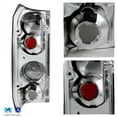 thumbnail image 2 of AKKON - For 1989-1996 Ford F150 | F250 | Bronco Pickup Truck Chrome Clear Tail Lights Lamps Left + Right Pair, 2 of 6