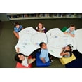 thumbnail image 3 of Ecr4kids Round Dry-erase Activity Table, 3 of 9