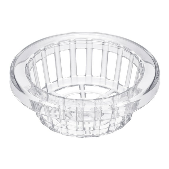 Uxcell 6 Inch Round Garden Plastic Mesh Cup Slotted Net Pot Basket for Flower Planting Clear 1 Pack