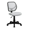 thumbnail image 2 of Flash Furniture Low Back White Mesh Swivel Task Office Chair, 2 of 13