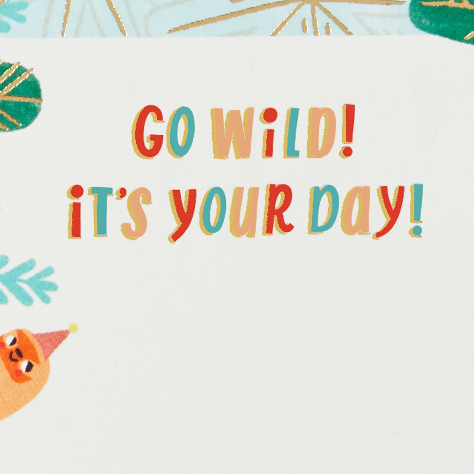 Hallmark Paper Wonder 3D Pop-Up Birthday Card for Kids (Go Wild Jungle Animals)