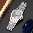 thumbnail image 3 of SKMEI Men Watch Quartz Mens Business Watch Luxury Easy to Read Date Waterproof Wrist Stainless Steel Watches for Men, 3 of 3