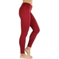 thumbnail image 3 of ToBeInStyle Women's Skinny Fit Cotton Full Length Leggings Tights - Regular and Plus Sizes, 3 of 4