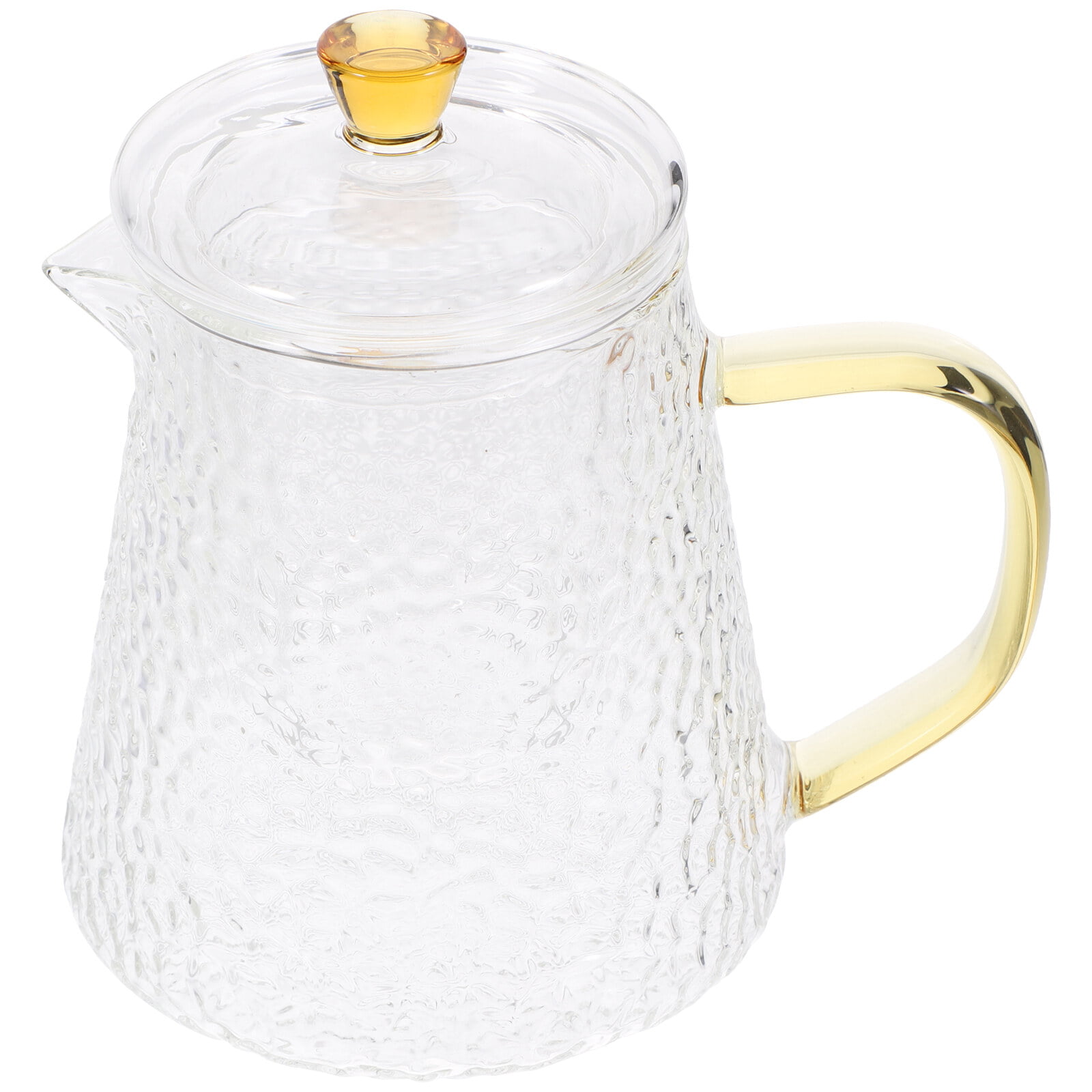 Luvan 44oz Clear Glass TeapotGlass Teapot with Stainless Steel Infuser, Size: Small