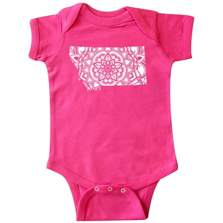 

Inktastic Montana Silhouette Mandala Gift Baby Boy or Baby Girl Bodysuit