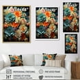 thumbnail image 4 of Designart "Serenity in Green and Black Succulents I" Floral & Botanical Floater Framed Canvas Print, 4 of 7
