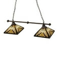 thumbnail image 5 of Meyda Tiffany 173274 Mission 2 Light 44" Wide Linear Pendant - MultiColor, 5 of 5