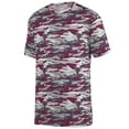 thumbnail image 2 of Augusta Mod Camo Wicking Tee 1805 Maroon Mod M, 2 of 2
