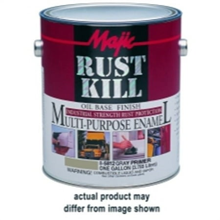 Majic Paints Rustkill 8-6007-1 Rust-Preventive Coating, Machine Green, Gloss, 1 gal Can