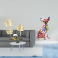 thumbnail image 2 of Figura de perro, estatua de hierro, resina, escultura de hoja, figura decorativa, adorno artístico elaborado para sala de estar, estante, mesa, adecua, 2 of 8