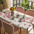 thumbnail image 3 of Easter Table Cloths for 6 Foot Rectangle Tables, Country Spring Gnomes Flowers Colorful Eggs Retro Patio Waterproof Elastic Fitted Tablecloths, Washable Rectangular Table Cover for Camping, 3 of 8